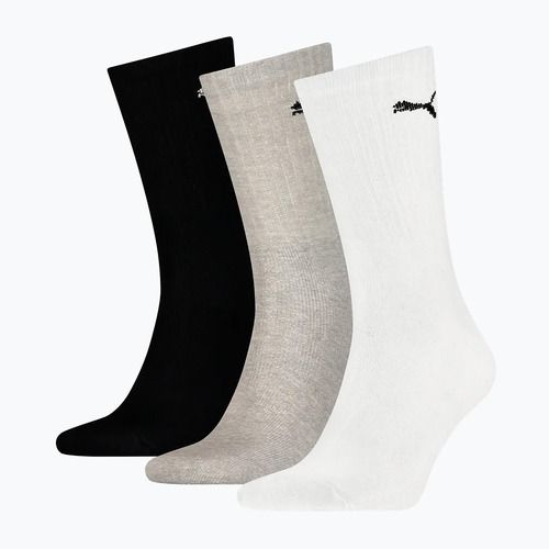 Ponožky PUMA Sport Crew Lightweight 3 pairs white/grey/black