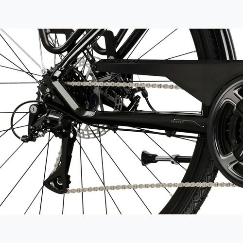 Městské kolo KROSS Sentio 3.0 black/silver/gloss