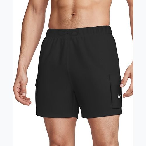 Pánské plavkové šortky Nike Voyage Solid Essential 5" Volley black