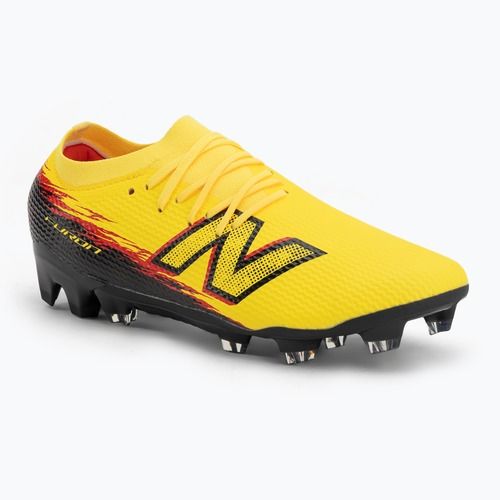 Kopačky New Balance Furon Team V8 FG punch yellow/black 100/fire cracker