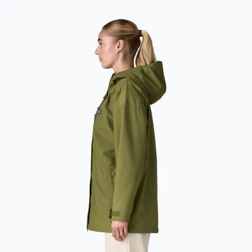 Dámská nepromokavá bunda Patagonia Outdoor Everyday Rain caper green