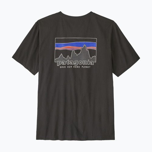 Pánské tričko Patagonia '73 Skyline ink black