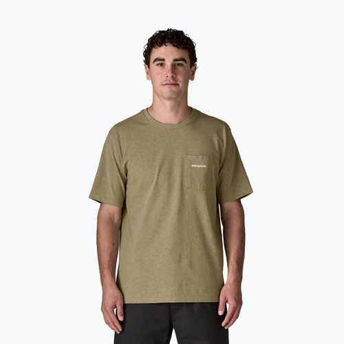 Pánské tričko Patagonia Boardshort Logo Pocket Responsibili gumtree green