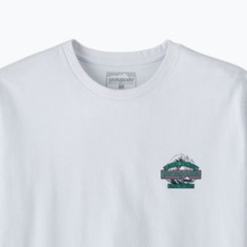 Pánské trekové tričko Patagonia Great Waves Responsibili Tee white