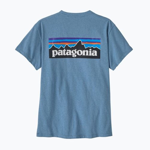 Dámské tričko Patagonia P-6 Logo Responsibili-Tee shore blue