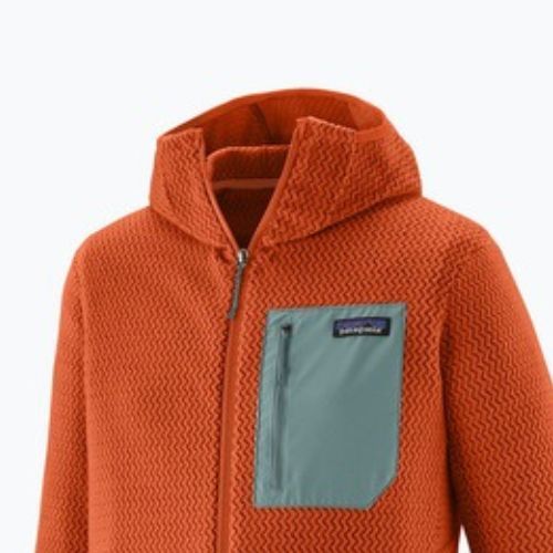 Pánská trekingová mikina Patagonia R1 Air Full Zip Hoody coal orange