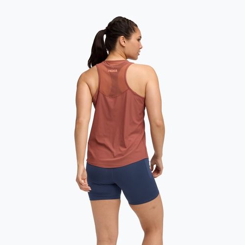 Dámské běžecké tričko HOKA Airolite Tank 2.0 red