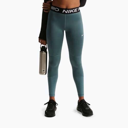 Dětské legíny Nike Pro Dri-FIT mineral slate/black/white