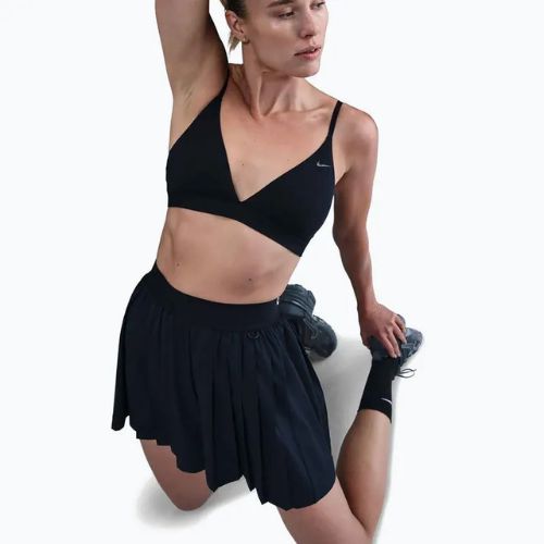Tréninková podprsenka Nike Form Light-Support Triangle black/smoke grey/dark smoke
