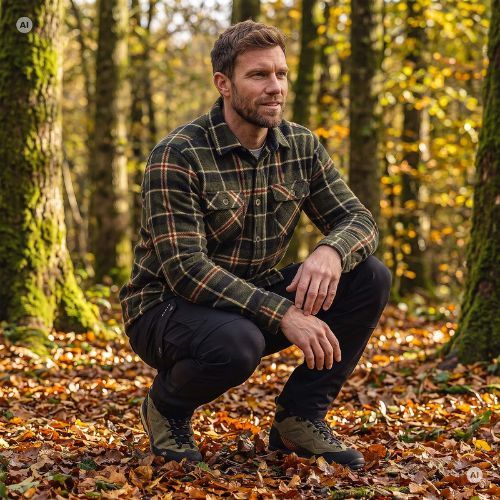 Pánská trekkingová mikina KADVA Walkora zelená