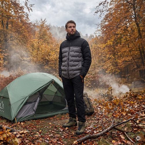 Pánská zateplená bunda KADVA GlacierShell šedá