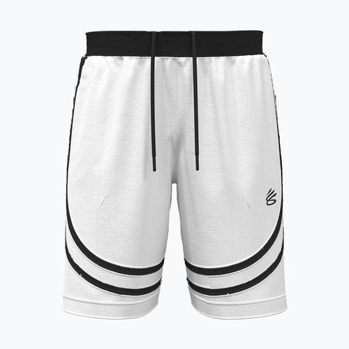Pánské basketbalové šortky Under Armour Curry Signature white/black