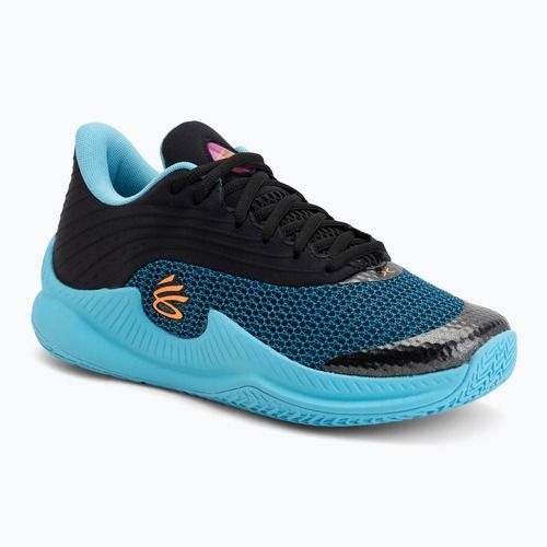 Basketbalové boty Under Armour Curry Splash 26 black/blue blur/blaze orange