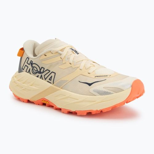 Dámské běžecké boty  HOKA Speedgoat 7 vintage yellow/neon flame