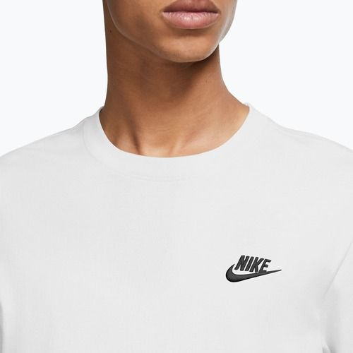Pánské tričko Longsleeve Nike Sportswear Club white/black