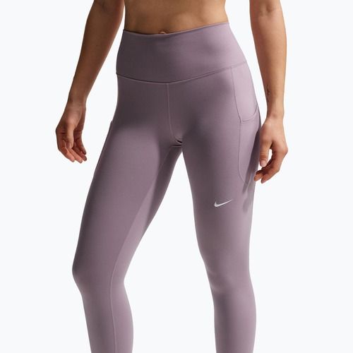 Dámské tréninkové legíny Nike One High-Waisted 7/8 light violet ore/white