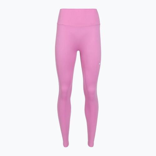 Dámské tréninkové legíny Nike One High-Waisted 7/8 light magenta/white