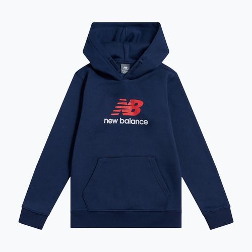 Dětská mikina New Balance BB Stacked Logo Hoodie nb navy