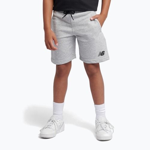 Dětská souprava New Balance Stacked Logo Tee & FT Short nb caviar
