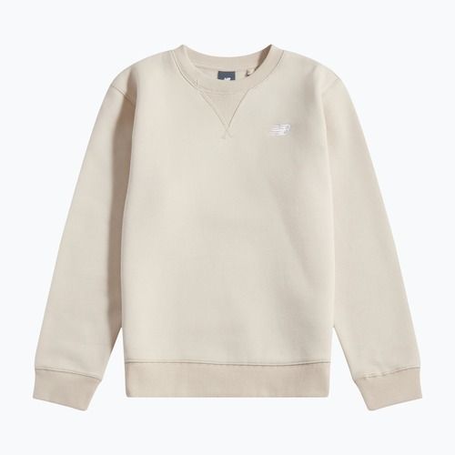 Dětská mikina New Balance Brush Back Small Logo Crew timberwolf