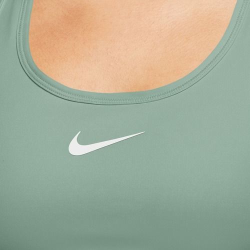 Tréninková podprsenka Nike Swoosh Medium Support steam/white