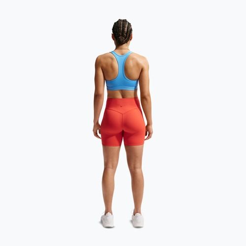 Tréninková podprsenka Nike Swoosh Medium Support university blue/white