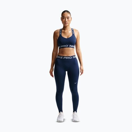 Dámské legíny Nike Pro Mid-Rise Full midnight navy/white