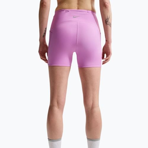 Dámské běžecké šortky Nike Swift High-Waisted 4" light magenta