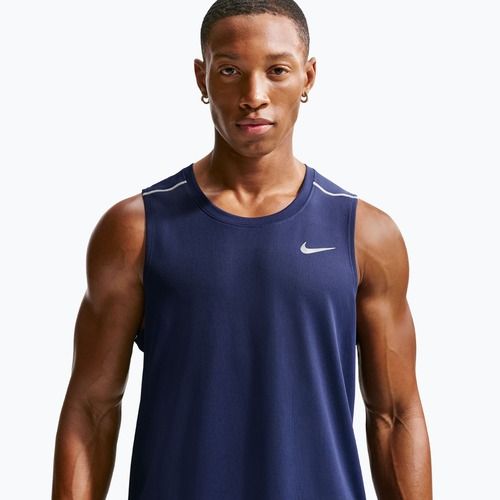 Pánské běžecké tričko Nike Miler Dri-Fit midnight navy