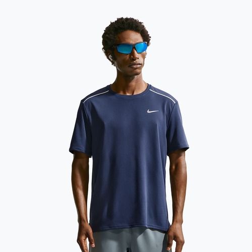 Pánské běžecké tričko Nike Miler Dri-Fit UV midnight navy