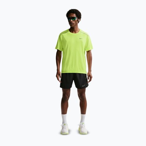 Pánské běžecké tričko Nike Miler Dri-Fit UV volt ice