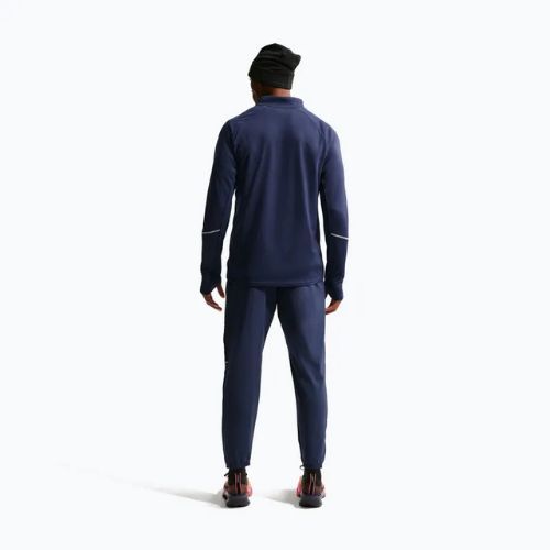 Pánská běžecká mikina Nike Miler Dri-Fit UV 1/2 Zip midnight navy