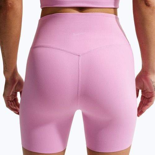 Dámské šortky Nike Zenvy High Waisted Biker 5" light magenta/white