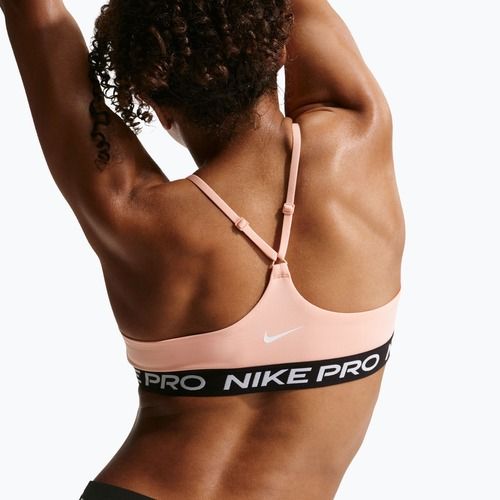 Dívčí podprsenka Nike Pro Indy arctic orange/black/white