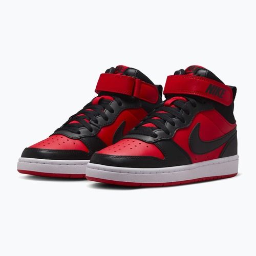 Boty Nike Court Borough Mid 2 university red/white/black