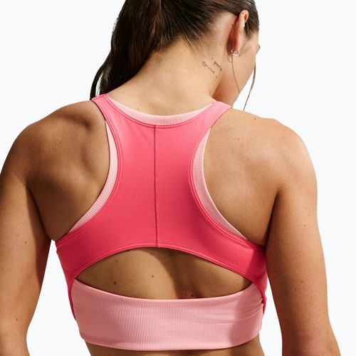 Tréninková podprsenka Nike One Medium Support Sea coral/bleached coral/white