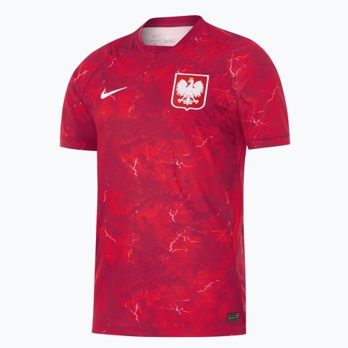 Pánské fotbalové tričko Nike Dri-Fit Poland Stadium Away 2026 noble red/sport red