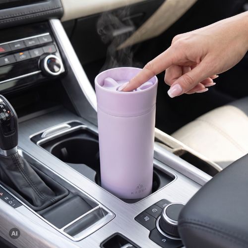 Termohrnek Kadva 360 ClickDrink Pink