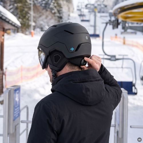 Lyžařská helma ATTABO Avens 3.0 Visor ERT Czarny
