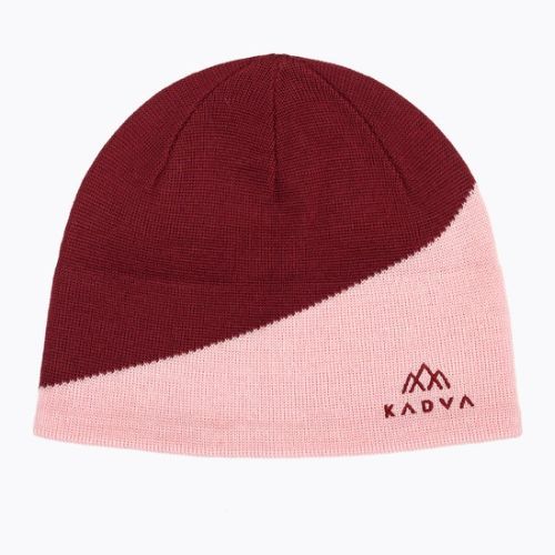 Dámská čepice Kadva Moss Bordowy/Różowy