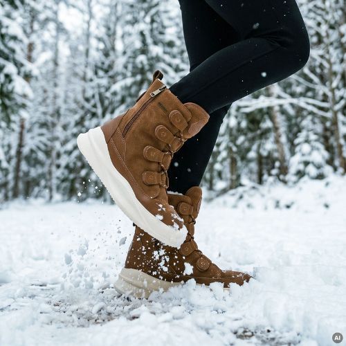 Dámské sněhule KADVA TANRIS MID HG WMNS Brown
