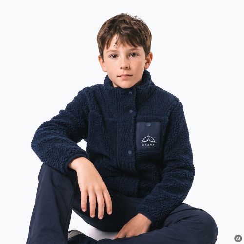 Dětská fleecová mikina KADVA Rodvik JR tmavě modrá
