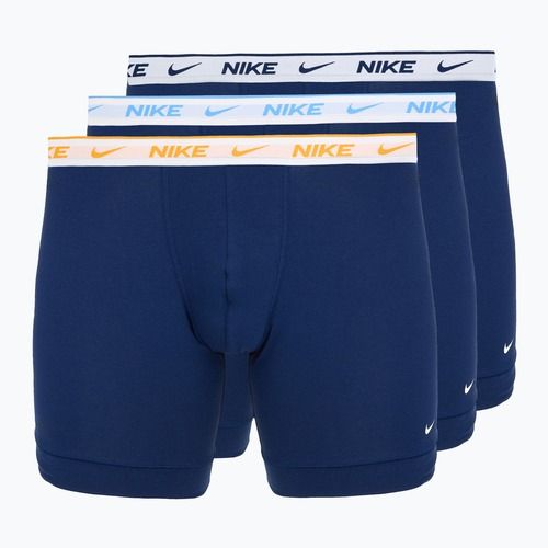 Pánské boxerky Nike Essential Cotton Stretch 3 pairs blue graphite