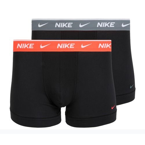 Pánské boxerky Nike Cotton Stretch Trunk 2 pairs onyx