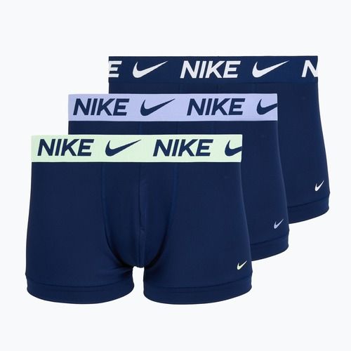 Pánské boxerky Nike Dri-Fit Essential Micro Trunk 3 pairs navy