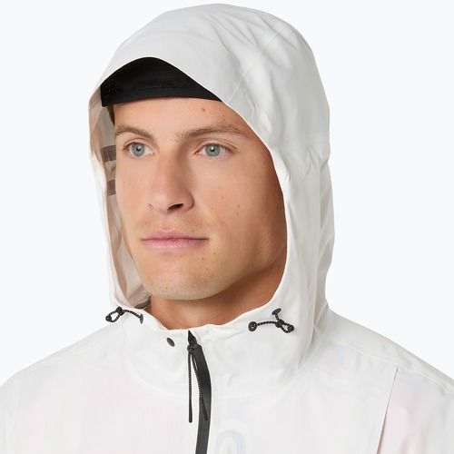 Pánská běžecká bunda ASICS Fujitrail Elite Waterproof Jacket cream