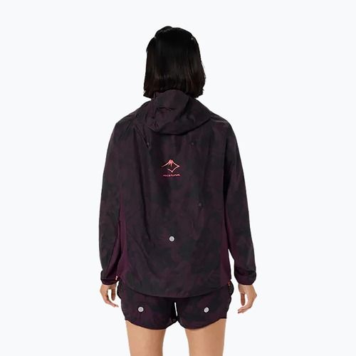 Dámská běžecká bunda Asics Fujitrail Packable Jacket dark aubergine