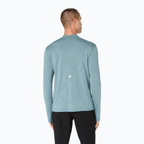 Pánská termo mikina ASICS Road Winter Seamless Top foggy teal