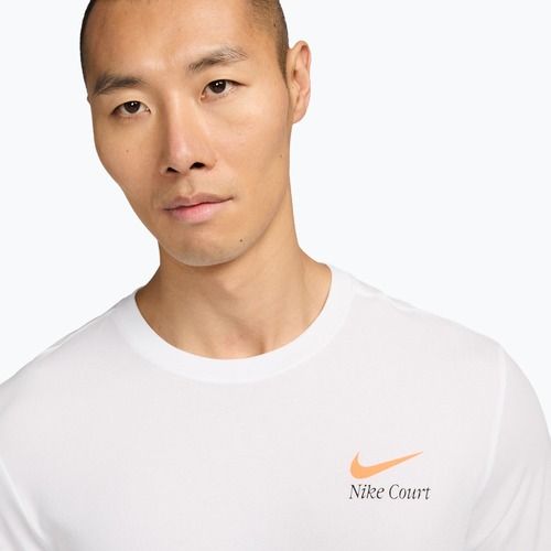 Pánské tričko na lezení Nike Court Dri-Fit white