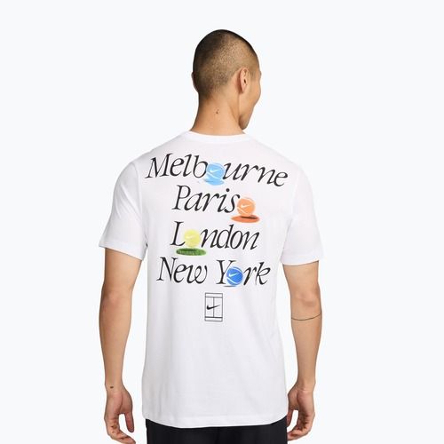 Pánské tričko na lezení Nike Court Dri-Fit white